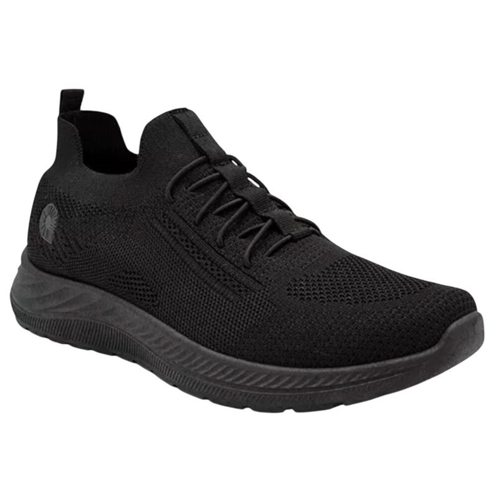 Akademiks Men's Flux Slip On Sneakers in Black, Size 8